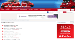 Desktop Screenshot of mazdaspeeders.com